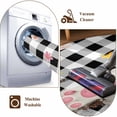 thumbnail image 5 of Easter Area Rug 8x10 Washable Rug Non Slip Spring Bunny Feet Flowers Eggs Black Buffalo Plaid Large Area Rug Soft Stainresistant Indoor Floor Carpet for Living Room Bedroom Home Office Dining Room, 5 of 8