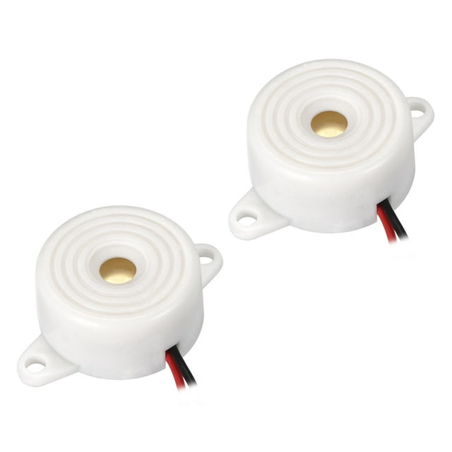 Unique Bargains 2 Pcs Buzzer Électronique Actif DC 12V Haut-Parleur Bip Interactif