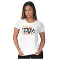 thumbnail image 3 of All I Care About is Whitetail Hunting Womens Slim Fit Graphic Tee Brisco Brands X, 3 of 5