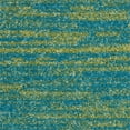thumbnail image 3 of Pemberly Row 2' x 4' Blue Green Fabric Outdoor Area Rug (2' x 4'), 3 of 9