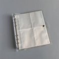 thumbnail image 2 of Álbum transparente brillante de gran capacidad con 6 agujeros y hojas sueltas, álbum de fotos de 3 pulgadas y 5 pulgadas, almacenamiento de suministros para perseguir estrellas, 2 of 4
