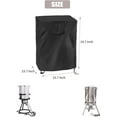 thumbnail image 6 of STARTWO Turkey Fryer Cover for CreoleFeast/King Kooker, Waterproof Cover for Crawfish Boiler, Protective Cover for Seafood Boil Pot and Burner kit-15.7" x 15.7" x 29.9", 6 of 7