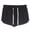 Black, variant on Timegard Running Shorts for Women Plus Size Elastic Waist Drawstring Sweat Shorts Casual Loose Workout