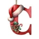 thumbnail image 2 of Uuiauoio Alphabet Letters Christmas Ornament,Christmas Letters Ornaments A to Z Ornament Letters Decorative Hanging Xmas Alphabet Letters for Christmas Tree(C), 2 of 6