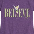 thumbnail image 3 of Tinker Bell - Believe - Toddler And Youth Girls Short Sleeve Graphic T-Shirt, 3 of 5