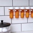 thumbnail image 4 of czcpp-Spice Clip Strips For Cabinet Doors - Organizer for Spices - Spice Rack Holds15 Spice Jars - 3M Adhesive Gripper Clip Strips In White For Pantry 15 Ct, 4 of 4