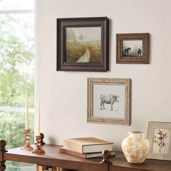 The Pioneer Woman Western Farmhouse Wall Art Set of 3 Framed Prints