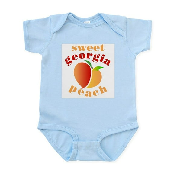 CafePress - Sweet Georgia Peach Infant Bodysuit - Baby Light Bodysuit, Size Newborn - 24 Months