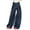 Dark Blue, variant on MIXUE Jeans For Women Solid Color Retro High Vibe Wide Leg Casual Pants High Waist Long Drag Pants Trousers Activewear,Blue,M