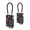 Black 2 PK, variant on Forge TSA Approved Luggage Locks, TSA Open Alert Cable Lock, Black, 2 Pack