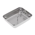 thumbnail image 1 of Arenero rectangular para chinchillas, duradero, profesional, con accesorios de acero inoxidable. Con tornillos de fijación, 1 of 9