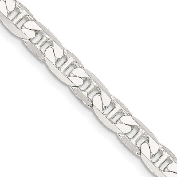 Primal Silver Sterling Silver 7mm Anchor Chain