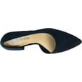 thumbnail image 5 of Bella Vita Womens Quilla Kitten Heel Pump 9.5 X-Wide Navy Kidsuede Leather, 5 of 8
