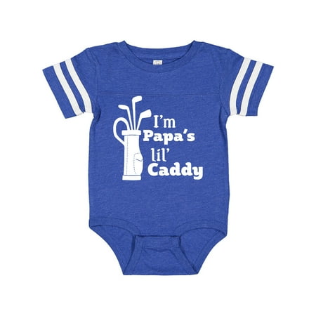 

Inktastic I m Papa s Lil Caddy- golf for kids Gift Baby Boy or Baby Girl Bodysuit