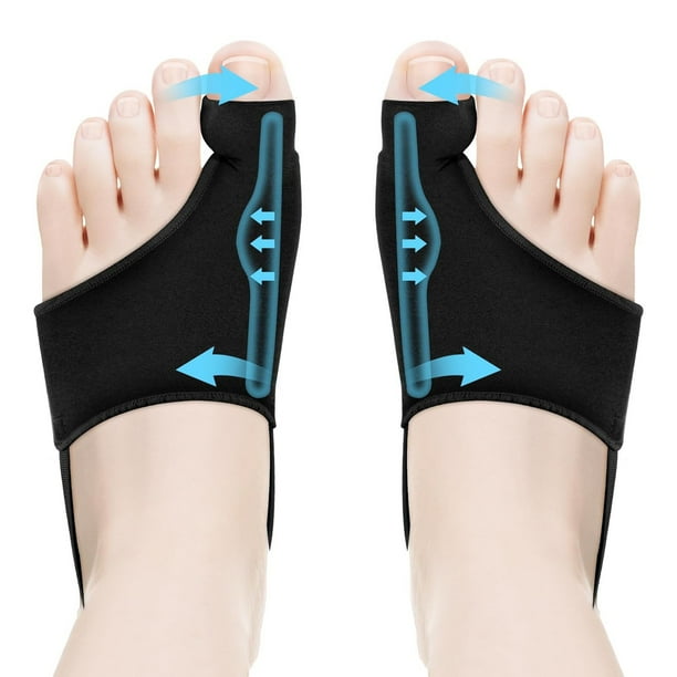 Separador de Dedos, Corrector de Juanetes, Férula de Alineación con Correa Ajustable para Hallux Valgus, Dedos Superpuestos, con Tela Transpirable, Adecuado para Hombres y Mujeres