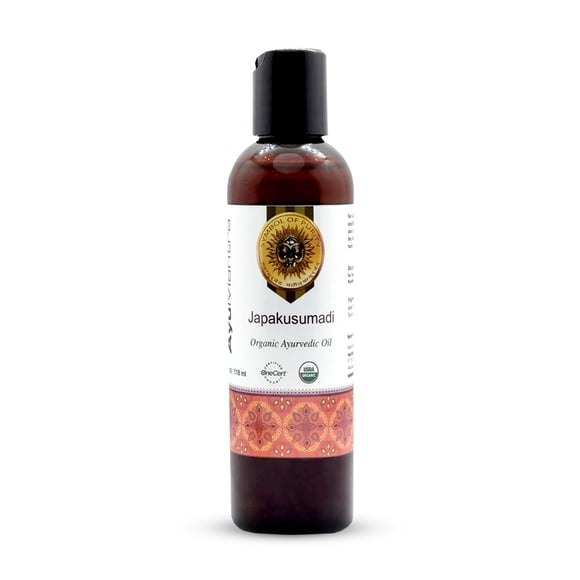 AyuMantra Japakusumadi Hair Oil | Growth & Colour | 118ml