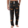 thumbnail image 2 of Dwelliawo Pajama Pants Men Halloween Pumpkin Pants Casual Separate Bottoms Pj Pant with Pockets Soft Sleepwear Funny Pant Black 3XL, 2 of 4