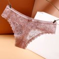 thumbnail image 2 of Women's Briefs Lace Hipster Thong Panties Bow Underwear, 2 of 6