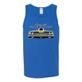 thumbnail image 2 of 1969 Plymouth Road Runner Hot Rod Racing | Mens Cars and Trucks Graphic Tank Top, Royal, 3XL, 2 of 4