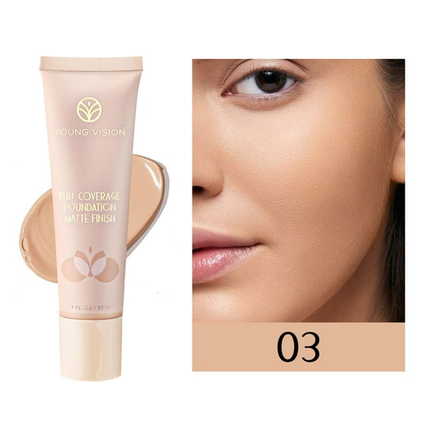 Base de maquillaje líquida de 30 ml, nueva crema de maquillaje, corrector, mate, de larga duración, aceite, base de maquillaje líquida suave, spray de jengibre.