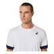thumbnail image 4 of Playera Asics De Tenis Men Court Ss Top Blanca/azul Marino, 4 of 6