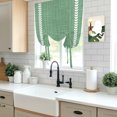 thumbnail image 5 of Forest Sage Green Tie Up Curtains for Windows, Adjustable Balloon Window Shades, Spring Botanical Lines Art Simple Kitchen Window Treatments Farmhouse Short Curtains with Rod Pocket 42"x45", 5 of 8