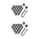 thumbnail image 4 of Sidaley Paquete de 20 tapas de tuercas de rueda de coche, cubierta de cabeza de tornillo de cubo de coche universal, llantas de neumático de Type2 NO2, 4 of 6