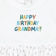 thumbnail image 4 of Inktastic Happy Birthday Grandma Girls Baby Dress, 4 of 5