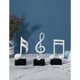 thumbnail image 4 of uds estatuilla decorativa escultura de nota Musical estatua arte musical moderno para Navidad Piano regalo de cumpleaños resina blanca, 4 of 5