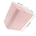 thumbnail image 2 of OUNONA Bac de Recyclage pour Usage Domestique Plastique Rose à Double Compartiment 1 Pcs, 2 of 8