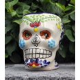 thumbnail image 2 of Tarro Taza CEMCUI de Talavera Poblana Mexicano con Diseño de Calavera 6.5 CM x 20 CM, 2 of 2