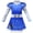 Blue Dress Only, variant on Blue Alien Costume Dress Halloween Fancy Outfit for Age 4-9 Years