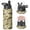 Black-1, variant on 18oz Insulated Water Bottle with Straw & Cleaning Brush, Wide Mouth Stainless Steel Flask, Camo Print