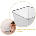 thumbnail image 4 of Miangastore Household Hollow Iron Framed Trash Can Mesh Design Ventilated Indoors Garbage Container, 4 of 8
