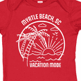 thumbnail image 4 of Inktastic Summer Vacation Mode Myrtle Beach South Carolina Boys or Girls Baby Bodysuit, 4 of 5
