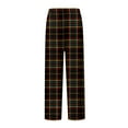 thumbnail image 6 of JGNGSHN Men's Plaid Pajama Pants with Pockets, Drawstring Elastic Waist Sleep Lounge Pants, Soft Loose Fit Sleepwear Bottoms, 6 of 8