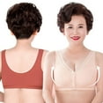 thumbnail image 3 of Front Button Bra  Convenient Front Button Bra Front Closure Sports Bras Women Cotton Ultra Soft Cup Everyday Sleep Bras Front Closure Cotton Sports Bras for Women, 3 of 10