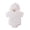 White, variant on Baby Boy Girl Clothes Solid Color Oversized Short Sleeve Hooded Jumpsuit Bubble Romper Unisex Summer Outfit,0-3 Months