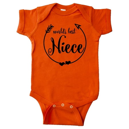 

Inktastic World s Best Niece Gift Baby Girl Bodysuit