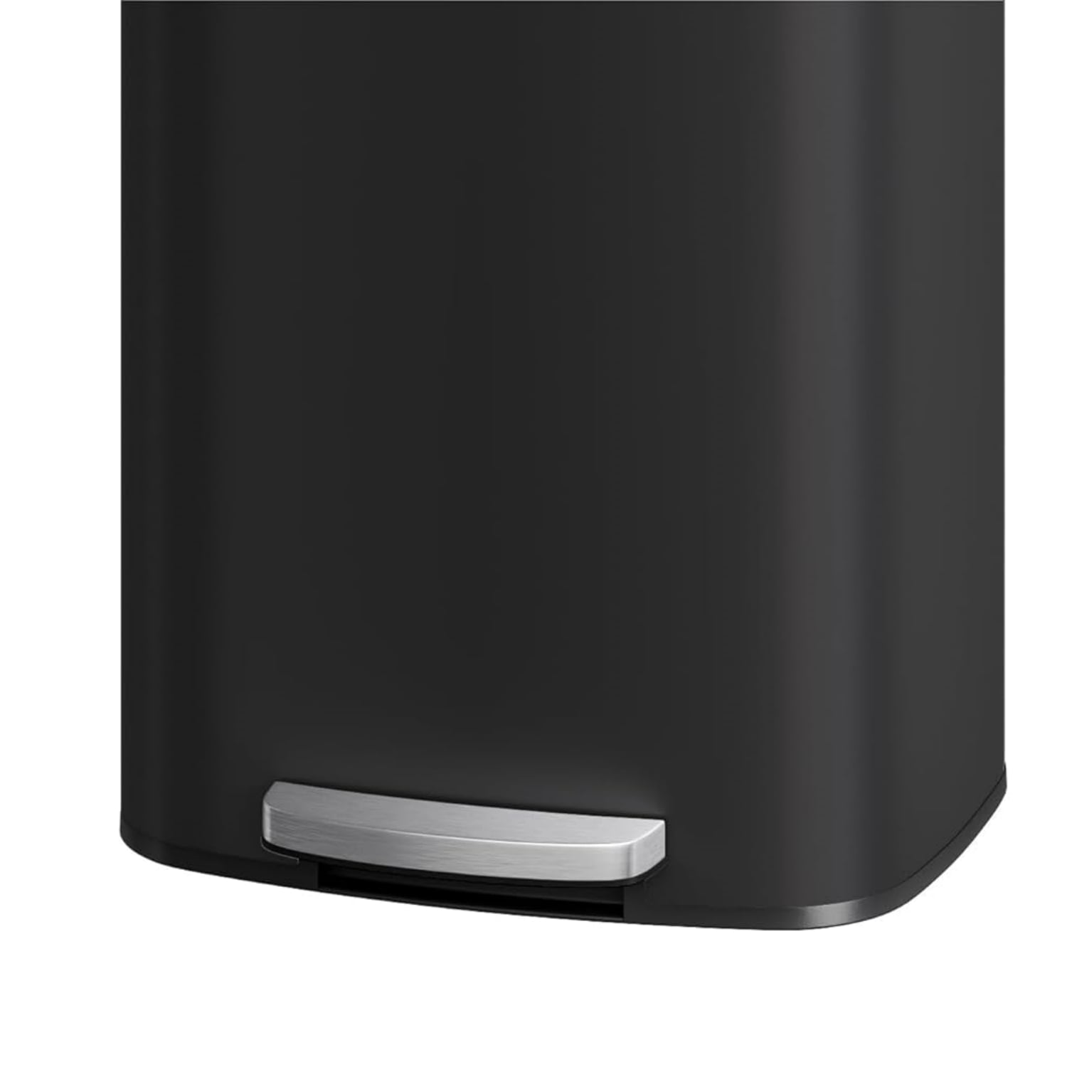 Garvee 21.13 Gallon Large Step-on Trash Can for Kitchen,  with Liner Rim & Soft Close Plastic Lid, Black