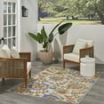 thumbnail image 4 of Nourison Aloha Indoor/Outdoor Ivory Blue 6' x 9' Area Rug (6x9), 4 of 10