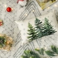 thumbnail image 3 of Sm:)e Christmas Trees Snowflake Throw Pillow Cover, 12 x 20 Inch Winter Holiday Cushion Case Decoration for Sofa Couch, 3 of 8