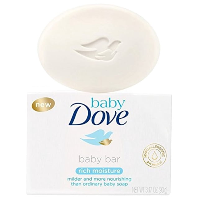 Dove Baby Barra de Jabón Hidratante Suave 90g Hipoalergénica