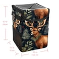thumbnail image 5 of Elk Deer Car Trash Can with Lid, Foldable Leak-Proof Car Garbage Can, Hanging Storage Bag, Car Trash Bin, 5 of 6