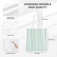 thumbnail image 4 of YFYANG Reusable Cotton Canvas Tote Shopping Bag, Green Line Design Washable Portable Grocery Bag for Daily Travel, 4 of 8