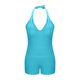 thumbnail image 3 of Mujeres Más Tamaño Manga Larga Tops Casual Color Sólido Blusa con Correa Ajustable de Espalda Y Bralette Incorporado, Poliéster Suave para el Uso Diario de Primavera, 3 of 8