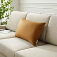 thumbnail image 4 of Modway Enhance 24" Lumbar Performance Velvet Throw Pillow in Cognac, 4 of 4