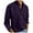 Purple 1, variant on Long Sleeve Shirts for Men Solid Color Button down Tops with Pockets Casual Loose Collar Work Office Shirt