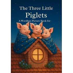 The Wordless Book The Three Little Piglets: A Wordless Picture Book for Kids Ages 3-7, Book 1, (Paperback)