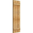 thumbnail image 2 of 16 1/8"W x 50"H TimberCraft Three 5 3/8" Boards Joined Board-n-Batten Shutters, Rough Sawn Western Red Cedar (Per Pair), 2 of 13